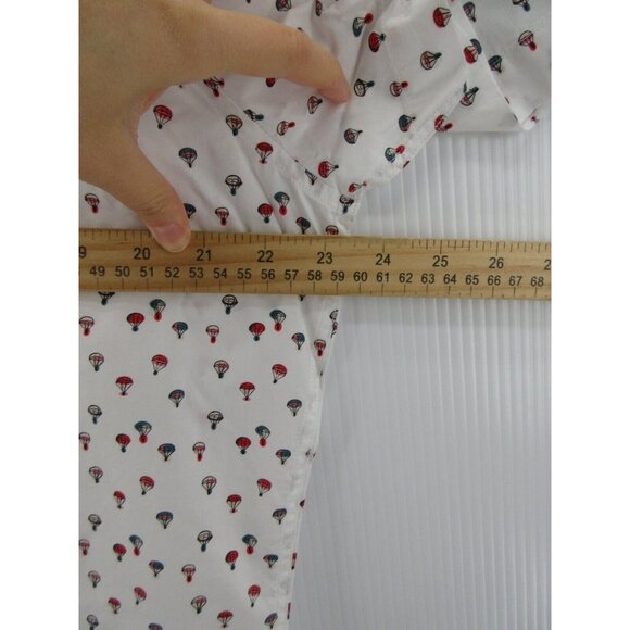 NEW Twillory Shirt XL Untuckable Button Up All Over Balloon Print - Picture 6 of 12